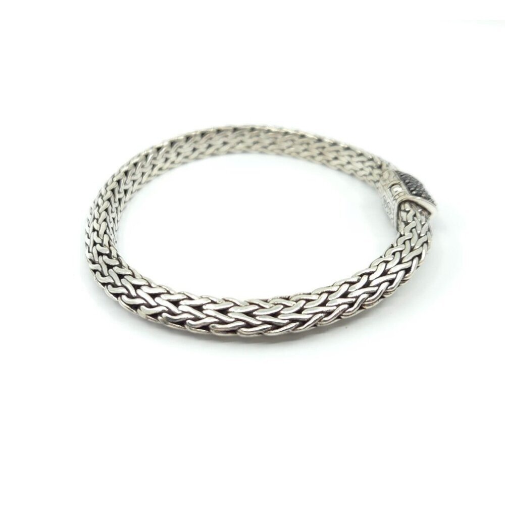 John Hardy Classic Chain Tiga Sapphire Chain Bracelet 6mm 7.25" - Picture 10 of 16
